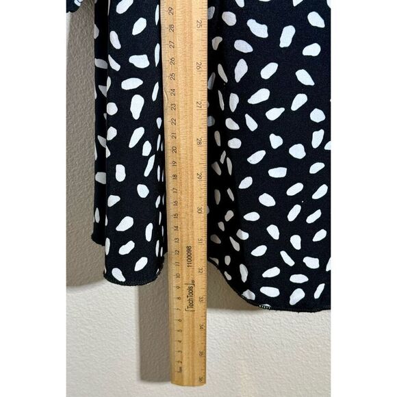 Olivier Goureau Front Tie Balloon Sleeve Flowy Women's Dress XS - Picture 10 of 12